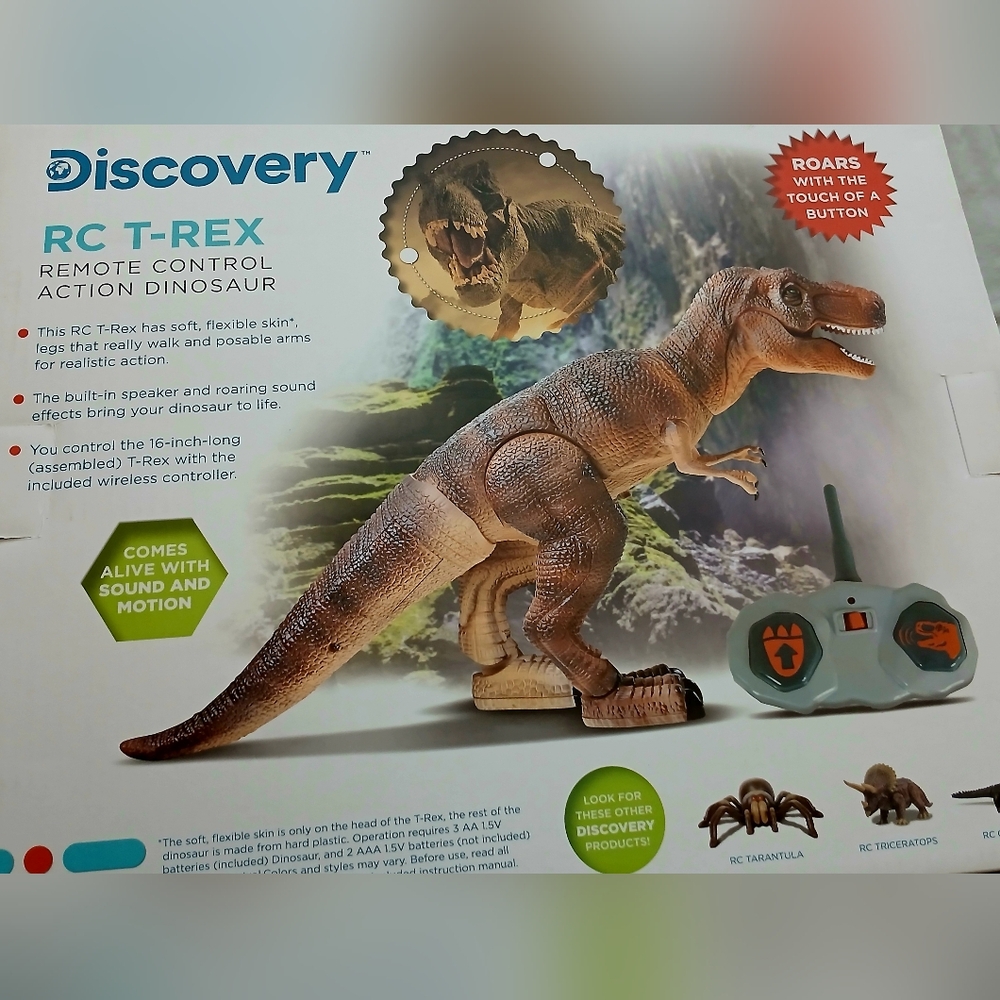 T-REX Remote Control Action 16" Dinosaur